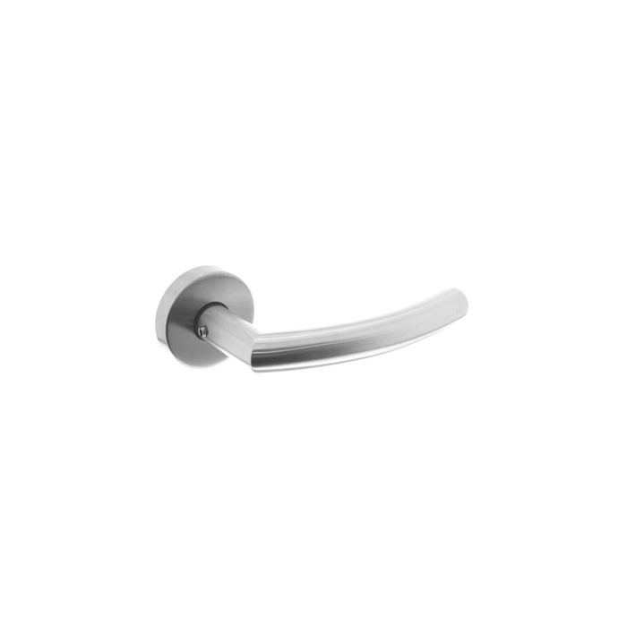 Intersteel - deurkruk Half rond/Hoek (RVS ATP) cilinderplaatjes