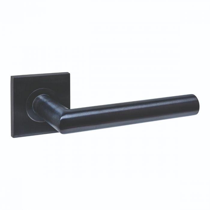 Intersteel Deurkruk Q 04 op rozet verdekt 53x53x6mm PVD zwart