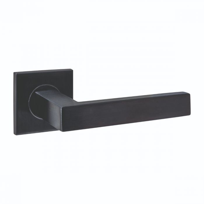Intersteel Deurkruk Q 05 op rozet verdekt 53x53x6mm PVD zwart