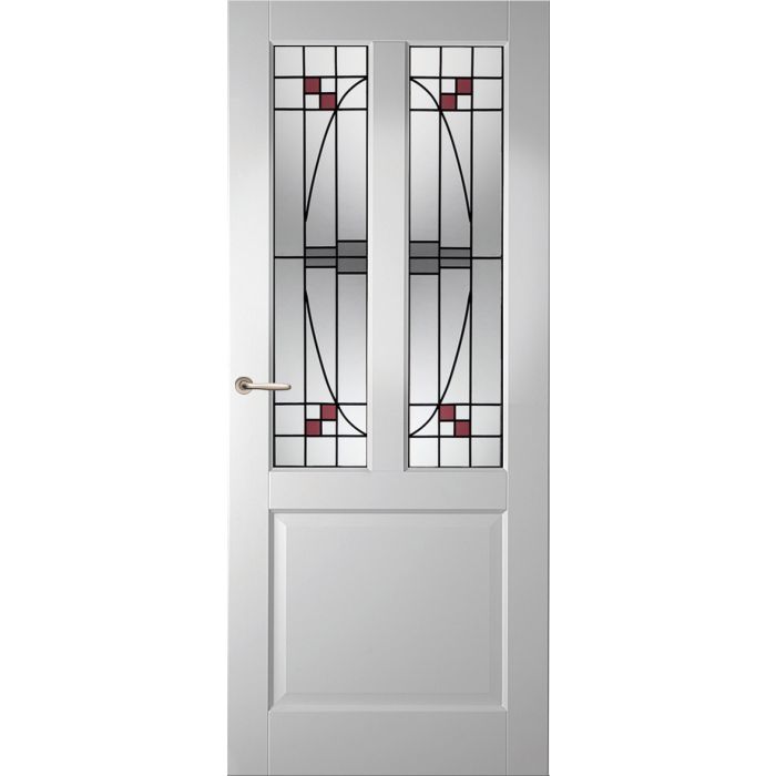 Weekamp Glas-in-Lood 4  tbv binnendeur WK 6552