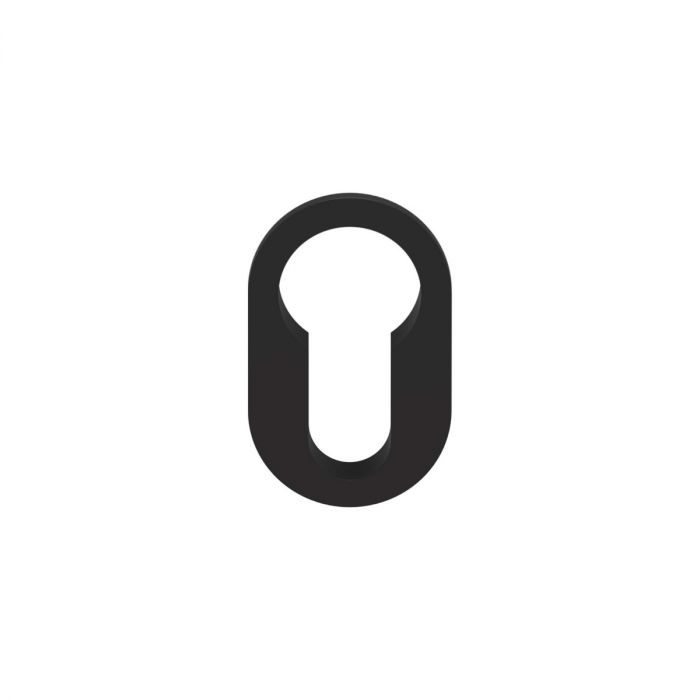 Cilinderrozet Orbit MINIMAL zwart