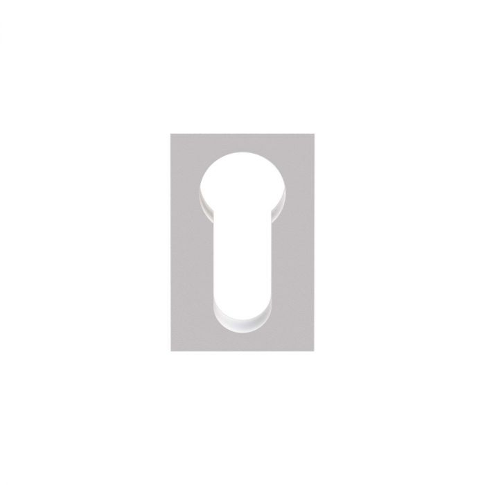 Cilinderrozet Squared MINIMAL wit
