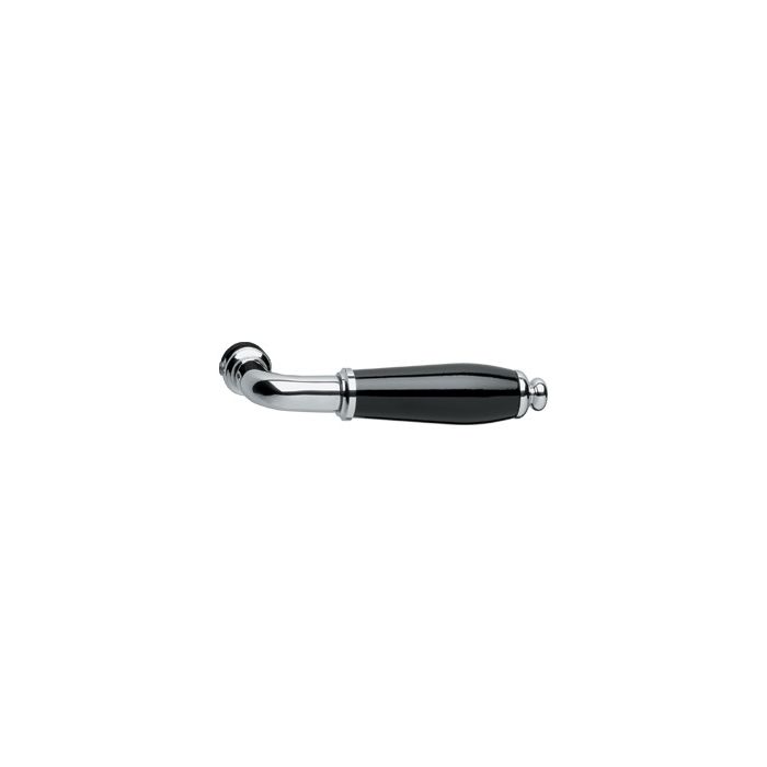 Intersteel deurkruk Courgette (chroom - zwart hout) 0016.020600