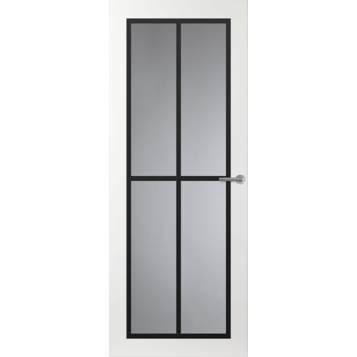 Svedex Front FR510 Glasdeur met zwarte glaslatten (maatwerk)