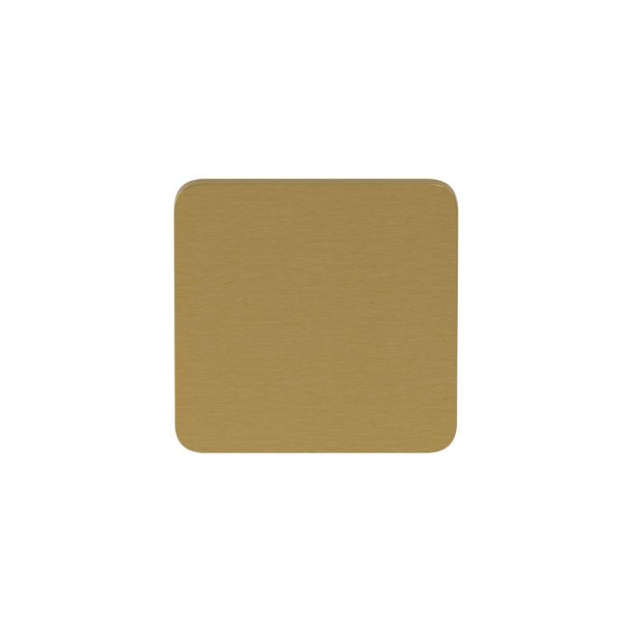 Deurknop Quadrate mat messing
