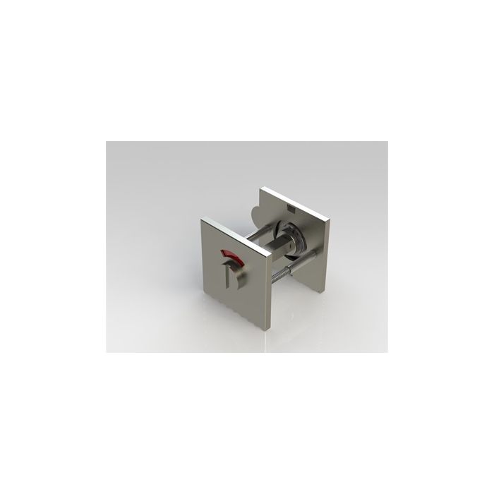 Intersteel toiletgarnituur (vierkant plat verdekt) RVS geborsteld 0035.343260