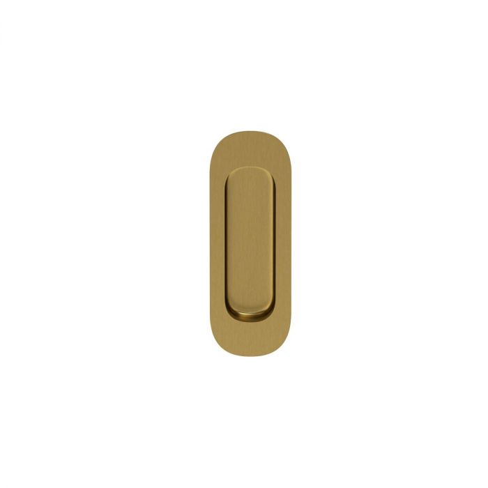 Schuifdeurkom Orbit mat messing