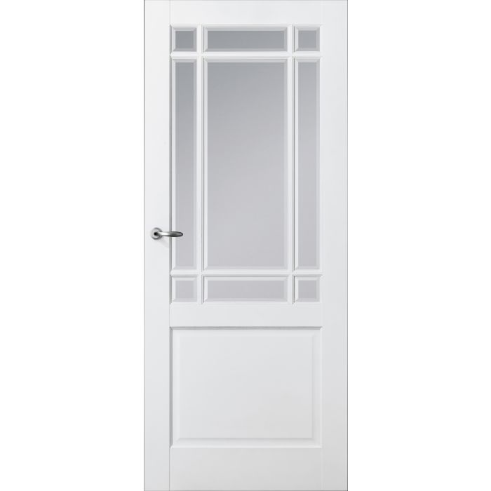 Skantrae Glas - Facet blank glas tbv SKS binnendeur 229 (Hoekjes)