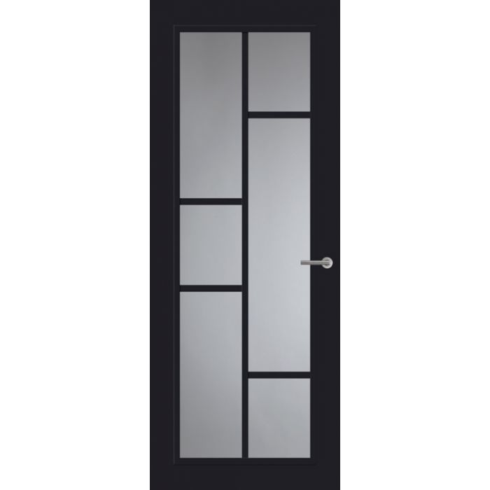 Svedex Front FR506 Glasdeur Diep Zwart (maatwerk)
