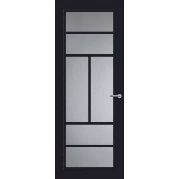 Svedex Front FR507 Glasdeur Diep Zwart (maatwerk)