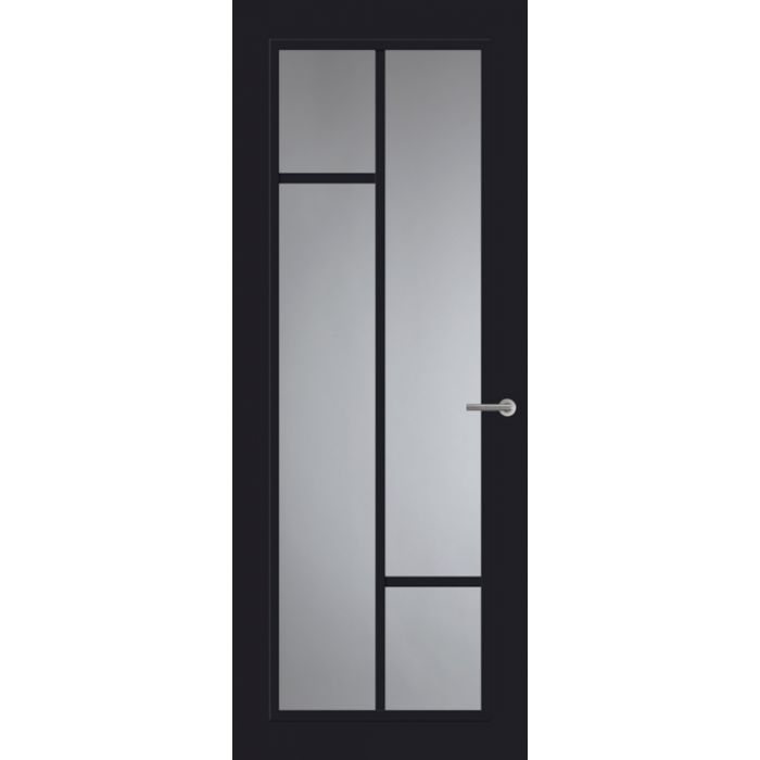 Svedex Front FR508 Glasdeur Diep Zwart (maatwerk)