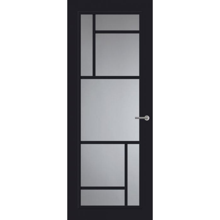 Svedex Front FR509 Glasdeur Diep Zwart (maatwerk)