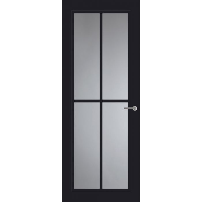 Svedex Front FR510 Glasdeur Diep Zwart (maatwerk)