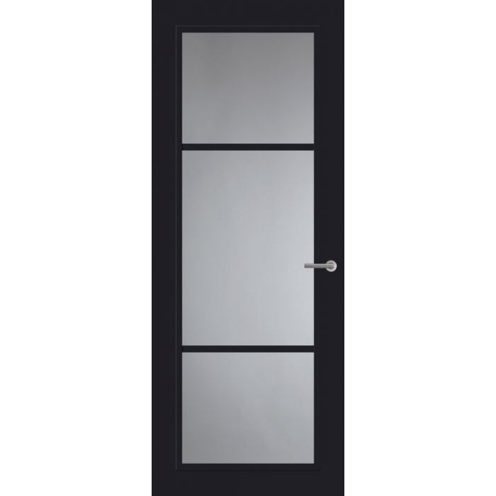 Svedex Front FR515 Glasdeur Diep Zwart (maatwerk)