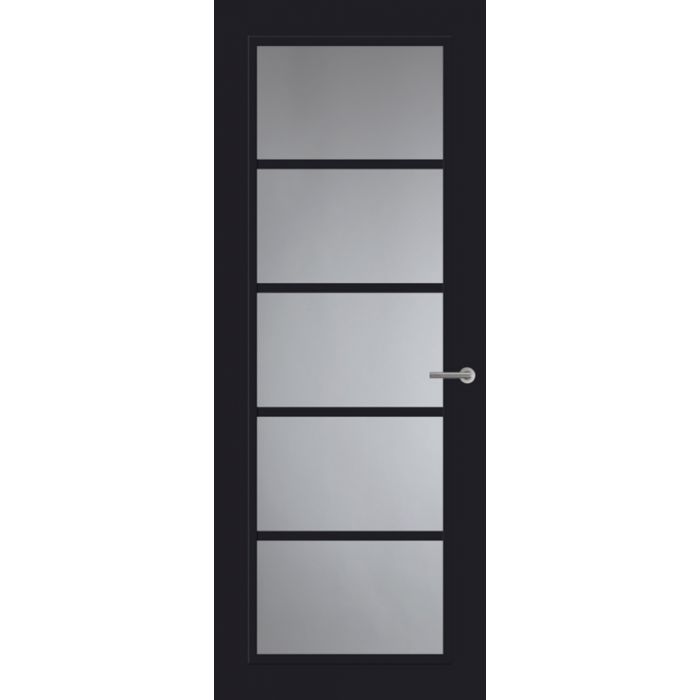 Svedex Front FR516 Glasdeur Diep Zwart (maatwerk)
