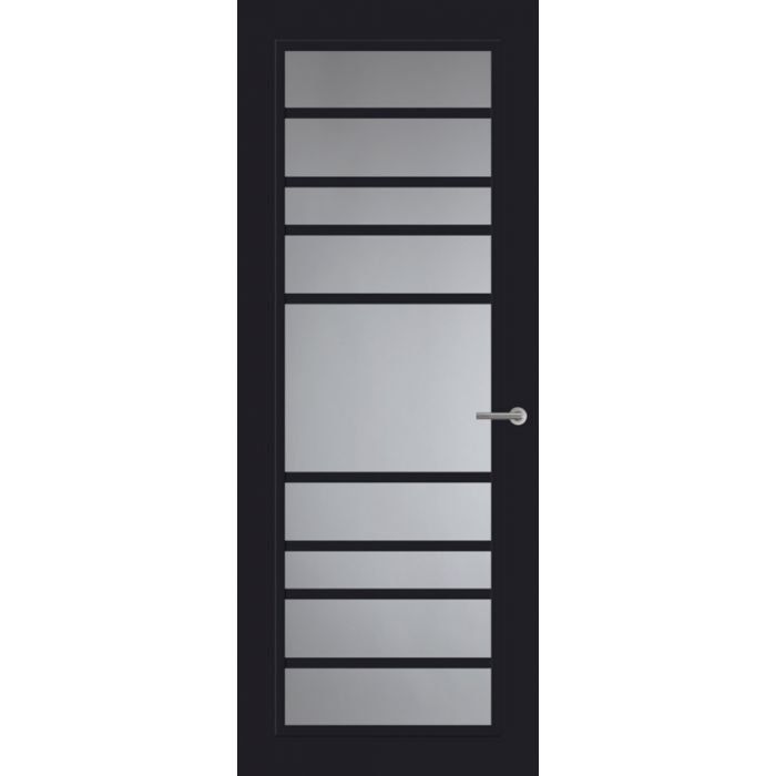 Svedex Front FR518 Glasdeur Diep Zwart (maatwerk)