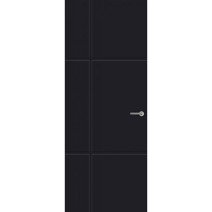 Svedex Front FR551 Lijndeur Diep Zwart (maatwerk)