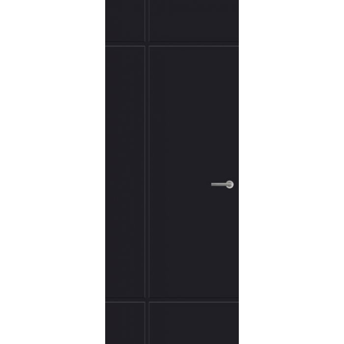 Svedex Front FR564 Lijndeur Diep Zwart (maatwerk)