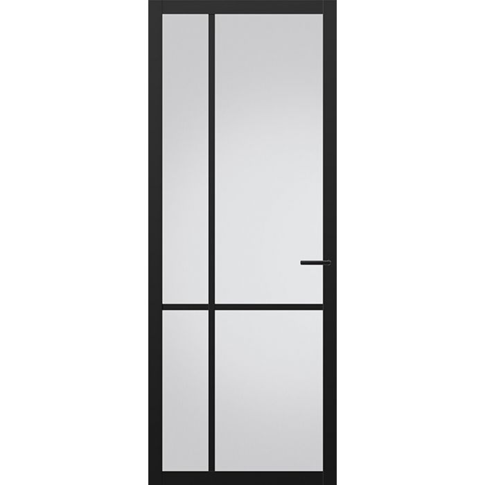 Svedex Nova Design NDB903 Glasdeur Diep Zwart (maatwerk)