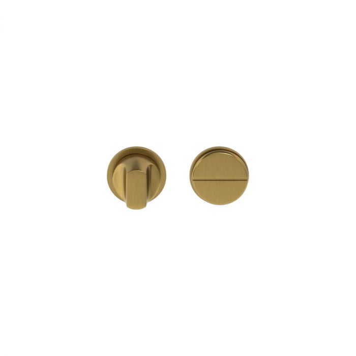 Toiletgarnituur Orbit MINIMAL mat messing