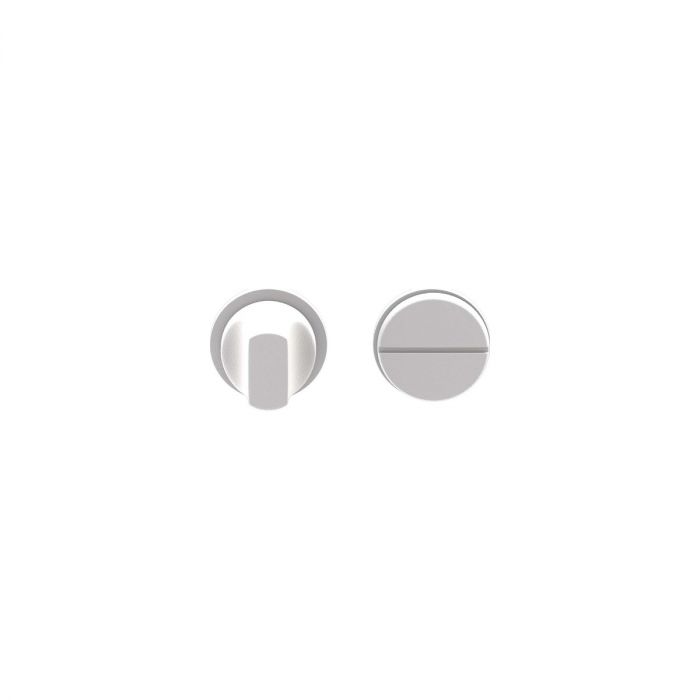 Toiletgarnituur Orbit MINIMAL wit
