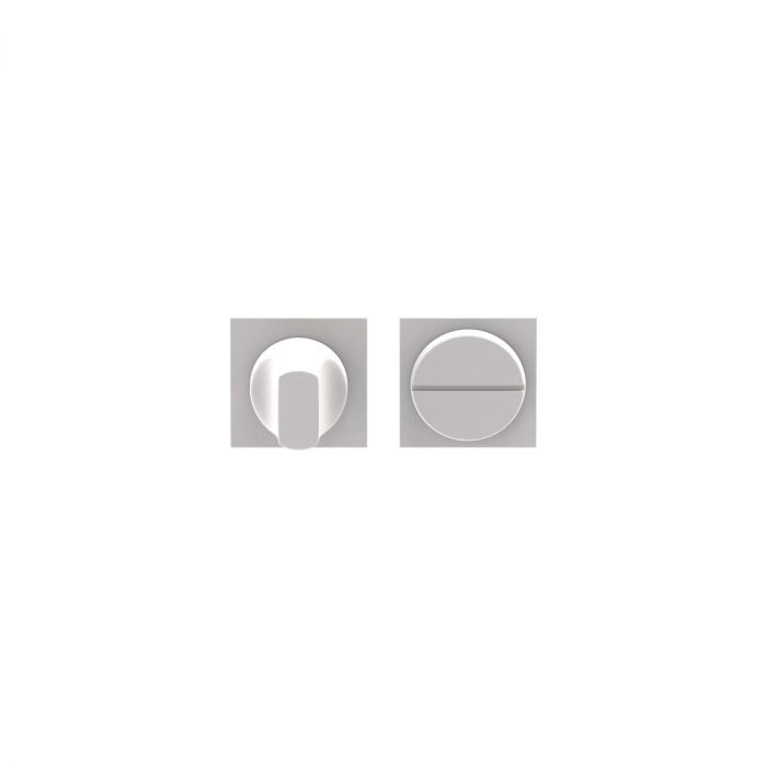 Toiletgarnituur Quadrate MINIMAL wit