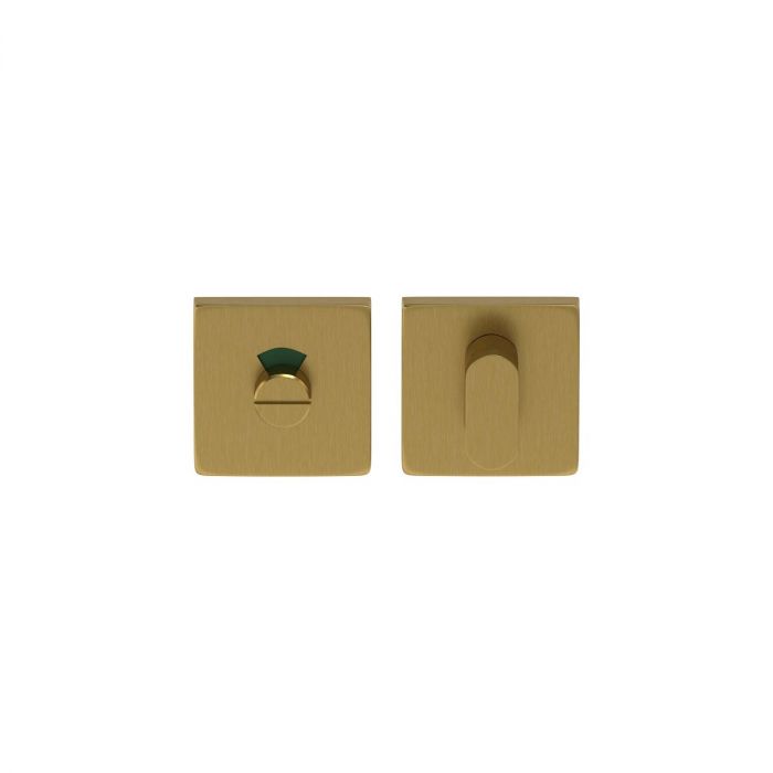 Toiletgarnituur Quadrate REGULAR mat messing