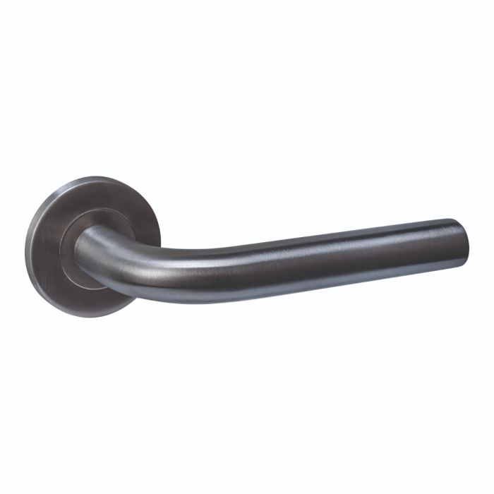 Intersteel Deurkruk Q 02 op rozet verdekt ø52x6mm PVD antraciet