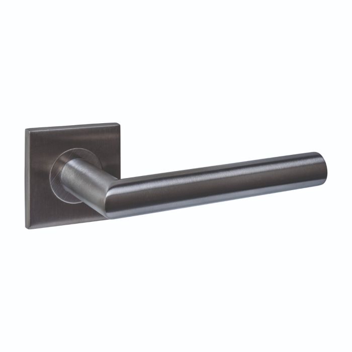 Intersteel Deurkruk Q 04 op rozet verdekt 53x53x6mm PVD antraciet