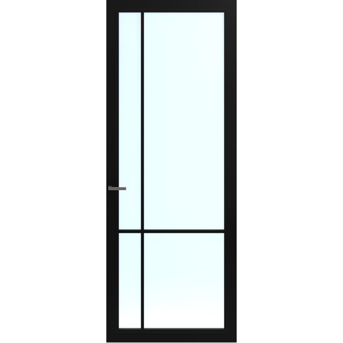 Skantrae SKL9742 Afgelakte glasdeur (Zwart)