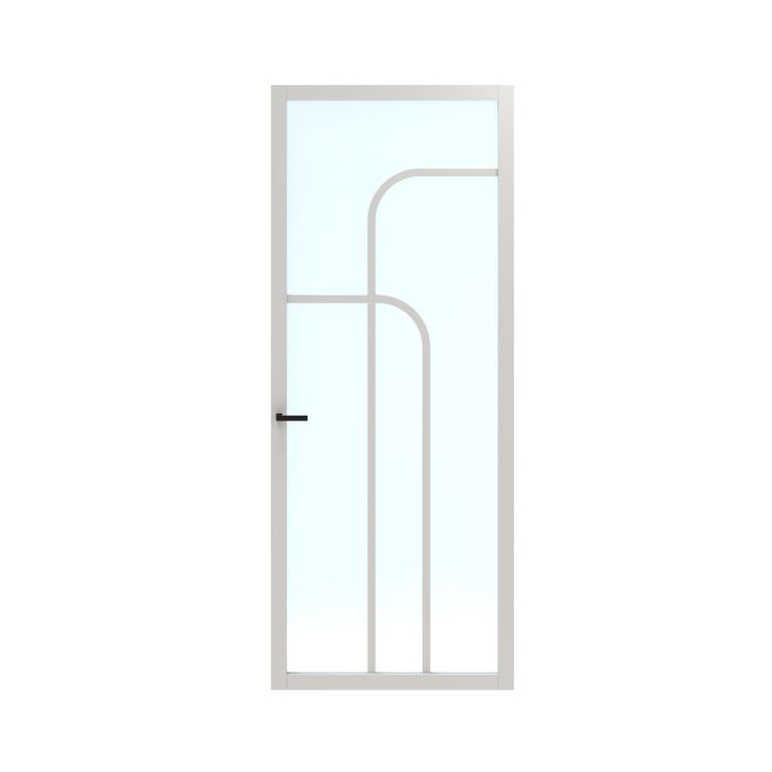 Skantrae SSL14615 Afgelakte Glasdeur (Wit)