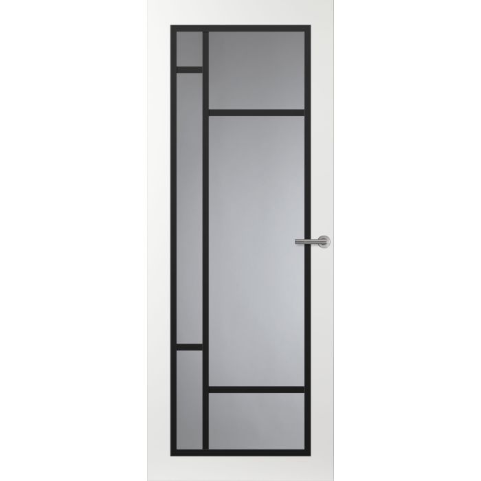 Svedex Front FR500 Glasdeur met zwarte glaslatten (maatwerk)