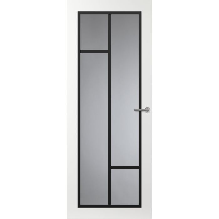 Svedex Front FR508 Glasdeur met zwarte glaslatten (maatwerk)