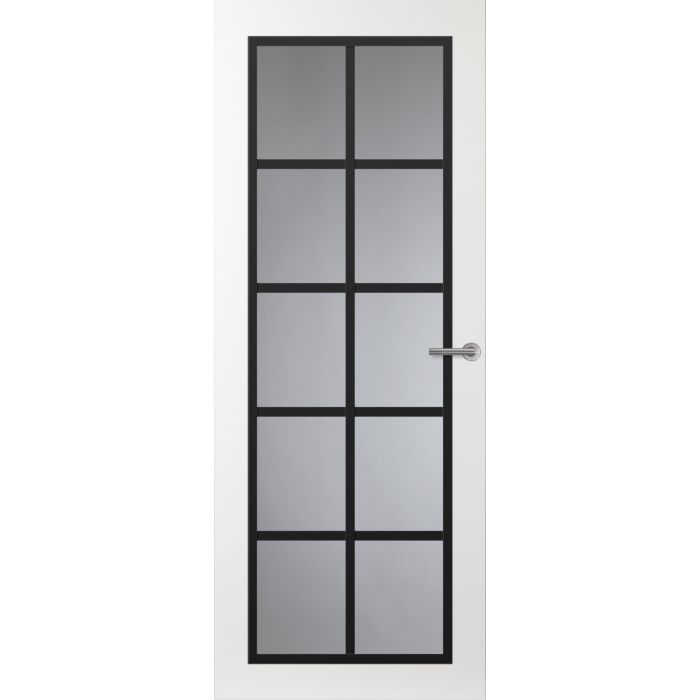 Svedex Front FR512 Glasdeur met zwarte glaslatten (maatwerk)