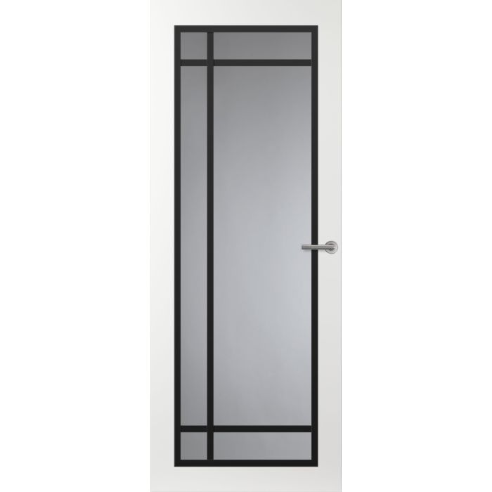 Svedex Front FR514 Glasdeur met zwarte glaslatten (maatwerk)