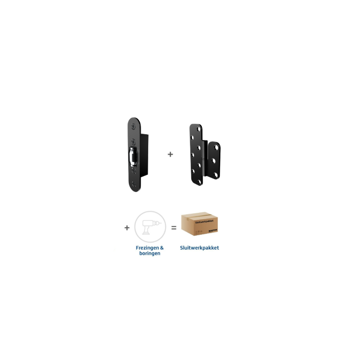 Skantrae Hardwarepakket 3201 SlimSeries XS scharnier zwart