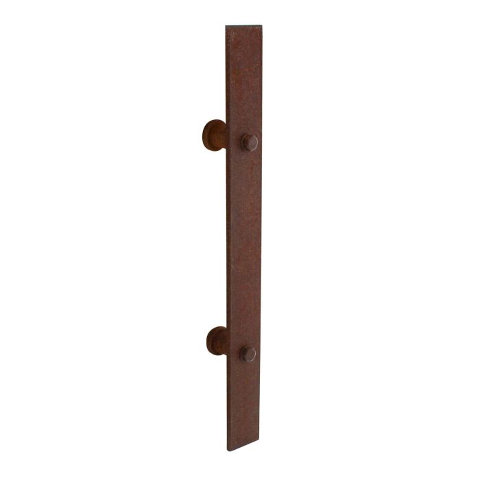 Intersteel deurgreep plat 800mm x 40mm tbv schuifdeur roest antiek 0025.450112