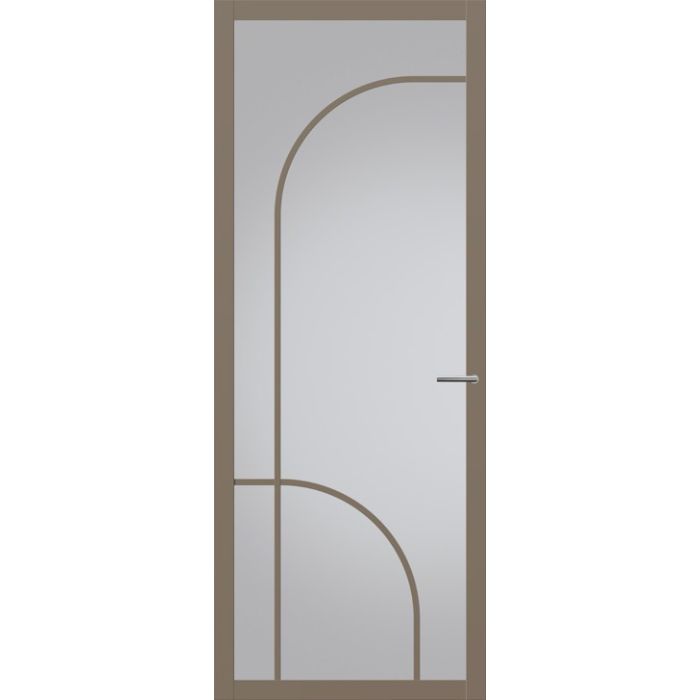 Svedex Nuance NC103 Glasdeur leem-taupe afgelakt (Maatwerk)
