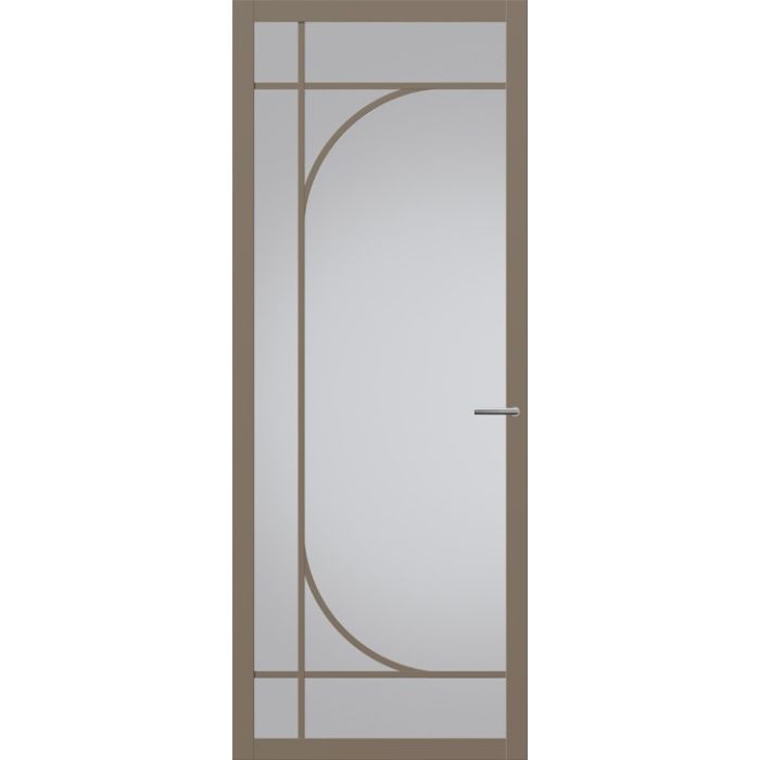 Svedex Nuance NC104 Glasdeur leem-taupe afgelakt (Maatwerk)