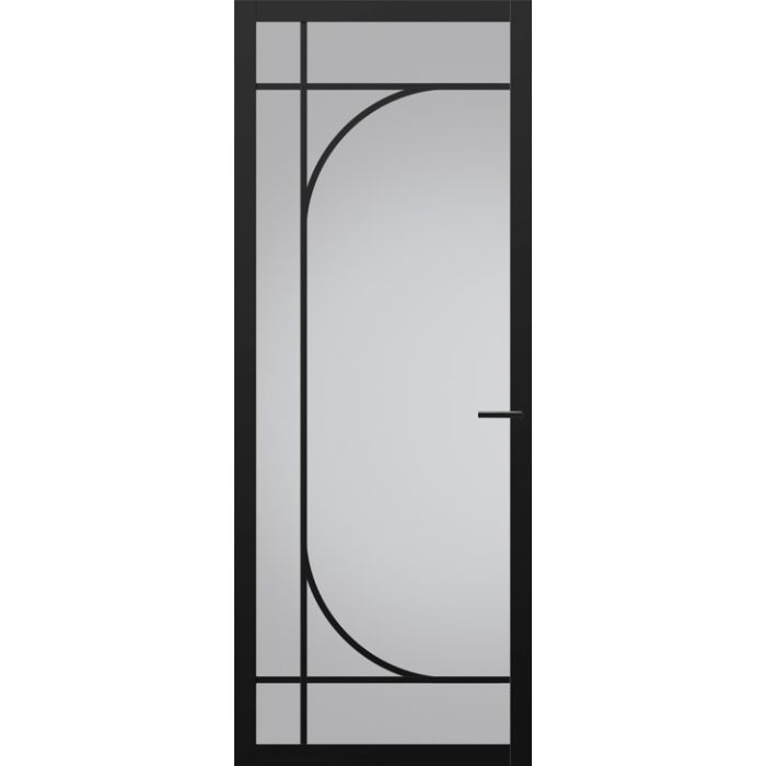 Svedex Nuance NC104 Glasdeur diep-zwart afgelakt (Maatwerk)