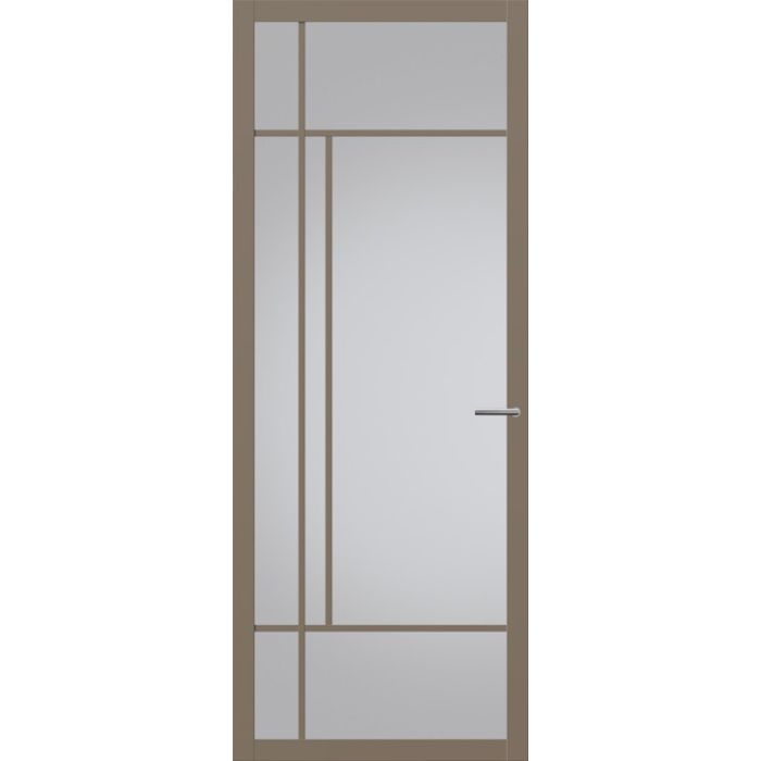 Svedex Nuance NC201 Glasdeur leem-taupe afgelakt (Maatwerk)