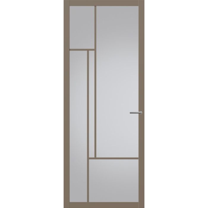 Svedex Nuance NC203 Glasdeur leem-taupe afgelakt (Maatwerk)