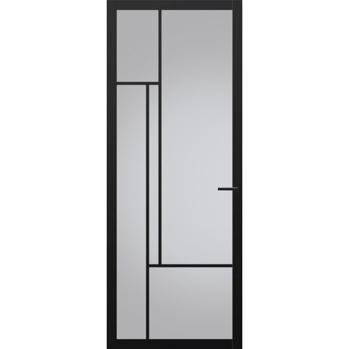 Svedex Nuance NC203 Glasdeur diep-zwart afgelakt (Maatwerk)