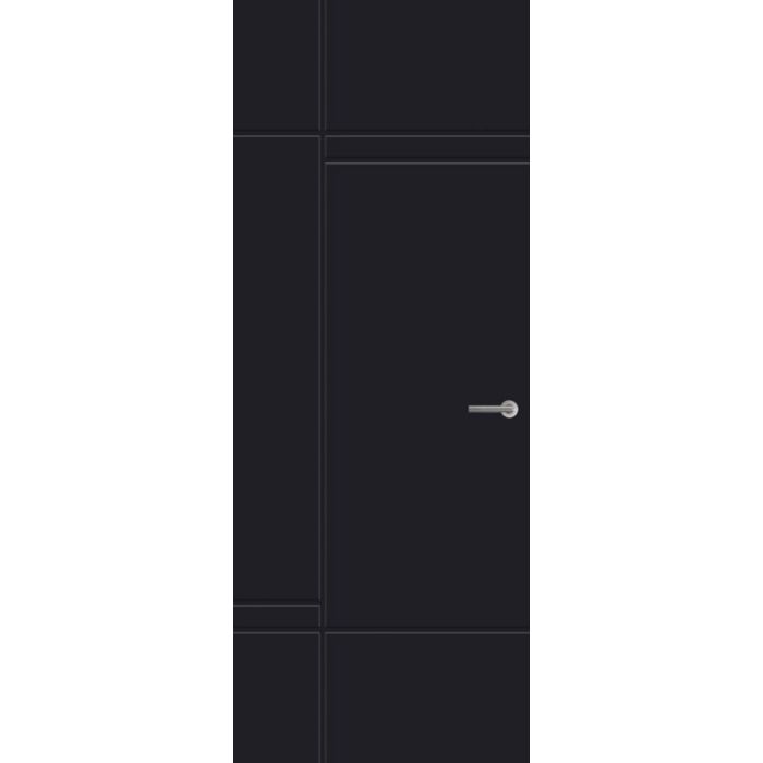 Svedex Nuance NC252 Lijndeur diep-zwart afgelakt (Maatwerk)