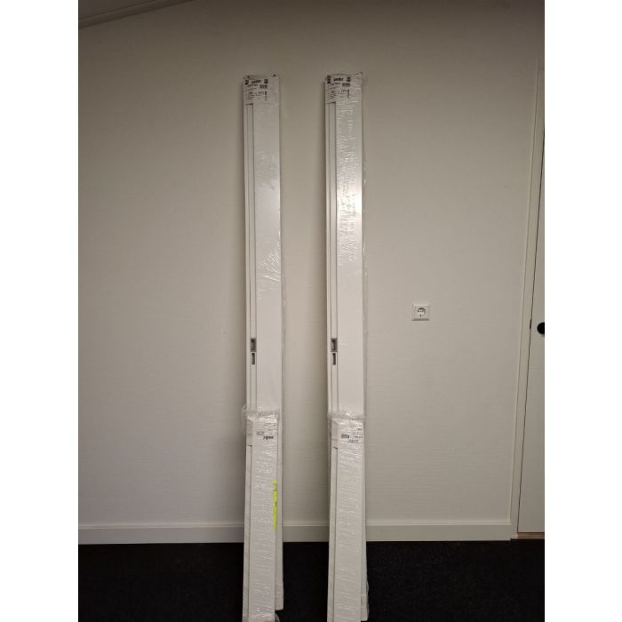 **OUTLET** Svedex Match stalen opdek montagekozijn (DO) Wit - 100mm muurdikte-211,5cm-83cm-Rechtsdraaiend