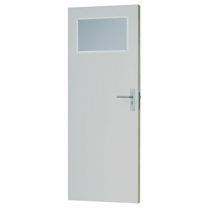 Skantrae boarddeur SKB 285 - met kleine glasopening (excl glas) (70% PEFC)