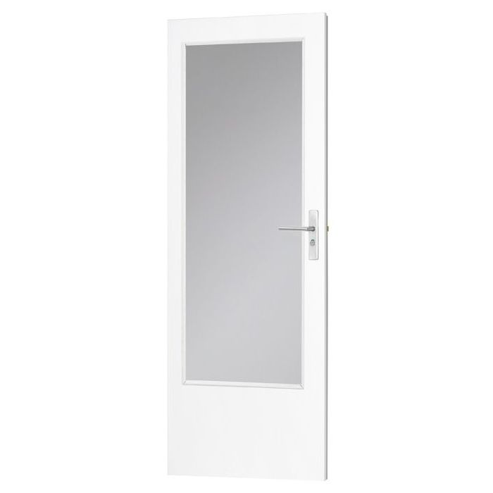 Skantrae boarddeur SKB 296 - afgelakt met EBC-lak - met grote glasopening (excl glas) (FSC MIX)