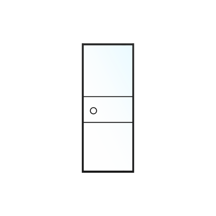 Skantrae SSL XS 14901 Schuifdeur met glas