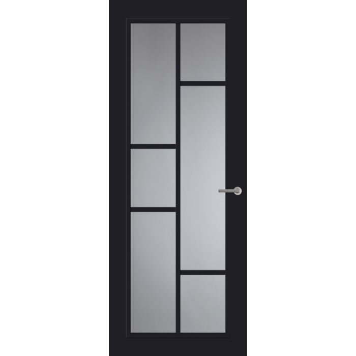 Svedex Front FR506 Glasdeur Diep Zwart (maatwerk)