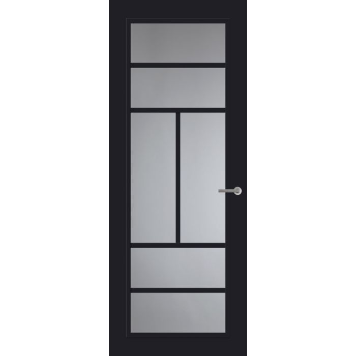 Svedex Front FR507 Glasdeur Diep Zwart (maatwerk)